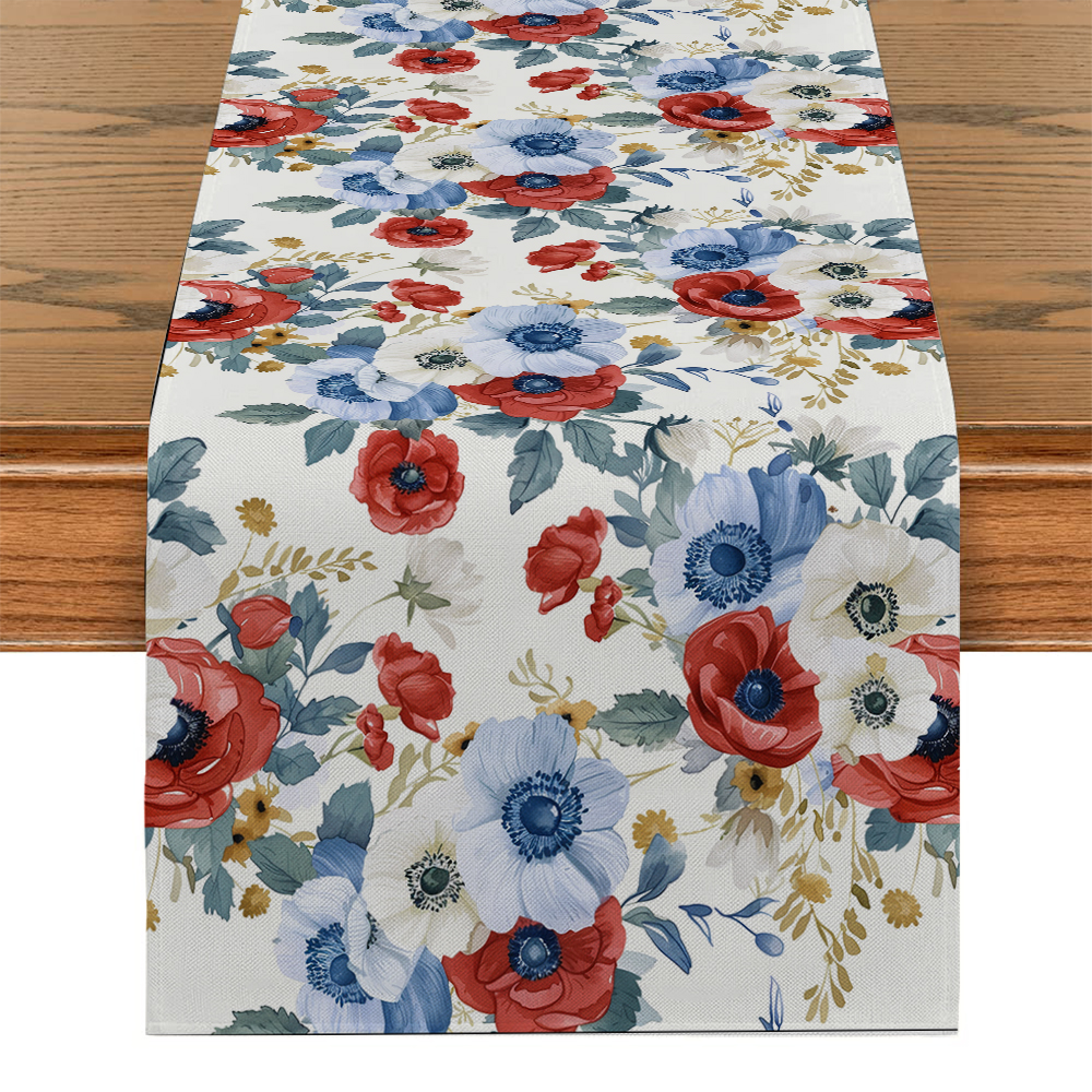 Bows Dining Table Runner for ration for Dining Room Flowers Table ...