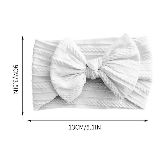 Bows Headbands,Baby Headbands Soft Hairbands with Bows,Baby Headbands Soft Nylon Hairbands Hair Bows for Newborns Infants Toddlers and Baby Elastic Hairbands for Daily Wear
