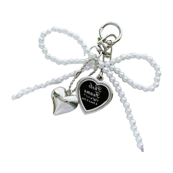 Bows Keyring Creative Car Key Chain Heart Keychain Korean Styles Bag Charm Lovely Keychain Ornament for Backpack