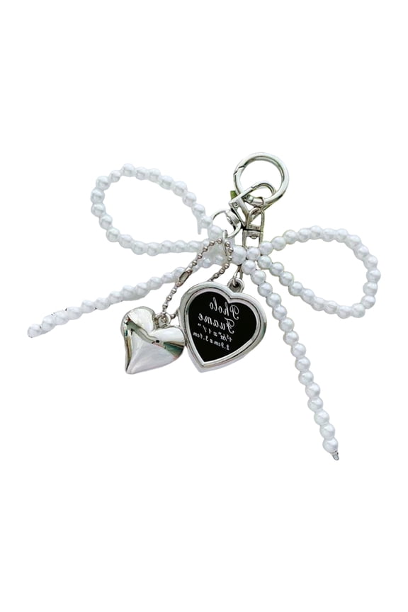 Bows Keyring Creative Car Key Chain Heart Keychain Korean Styles Bag Charm Lovely Keychain Ornament for Backpack