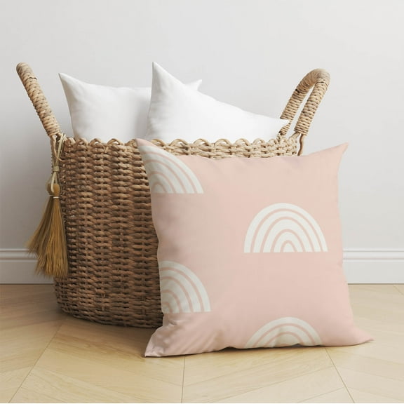 Bows Pink Throw Pillow