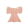 thumbnail image 1 of Bows Shaped Ceramic Candle Holder Candlestick, Decorative Home Accent, Functional Scented Candle Display, 1 of 6