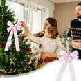 thumbnail image 1 of Bows for Tree, Christmas Decorations Ornaments - Christmas Bow Hanging Ornament Christmas Tree Wreath Decoration Flower Bouquet Gift Gift Box Gift Decoration Flower Decoration, 1 of 7