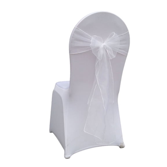Bows for Chair Cover Colorful Elegant Chair Sashes for Wedding, Party, Birthday, Hotel, Banques Decors 10PCS