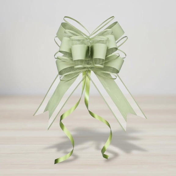 Bows for Gift Wrapping, Sage Green Gift Bow for Presents, Gift Baskets, Gift Bags, Gift Boxes, Christmas, Easter, Birthdays, Baby showers