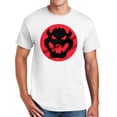 thumbnail image 1 of Bowser Designed Big Size Cotton Polyester DryBlend T-Shirt - White 3XL, 1 of 2