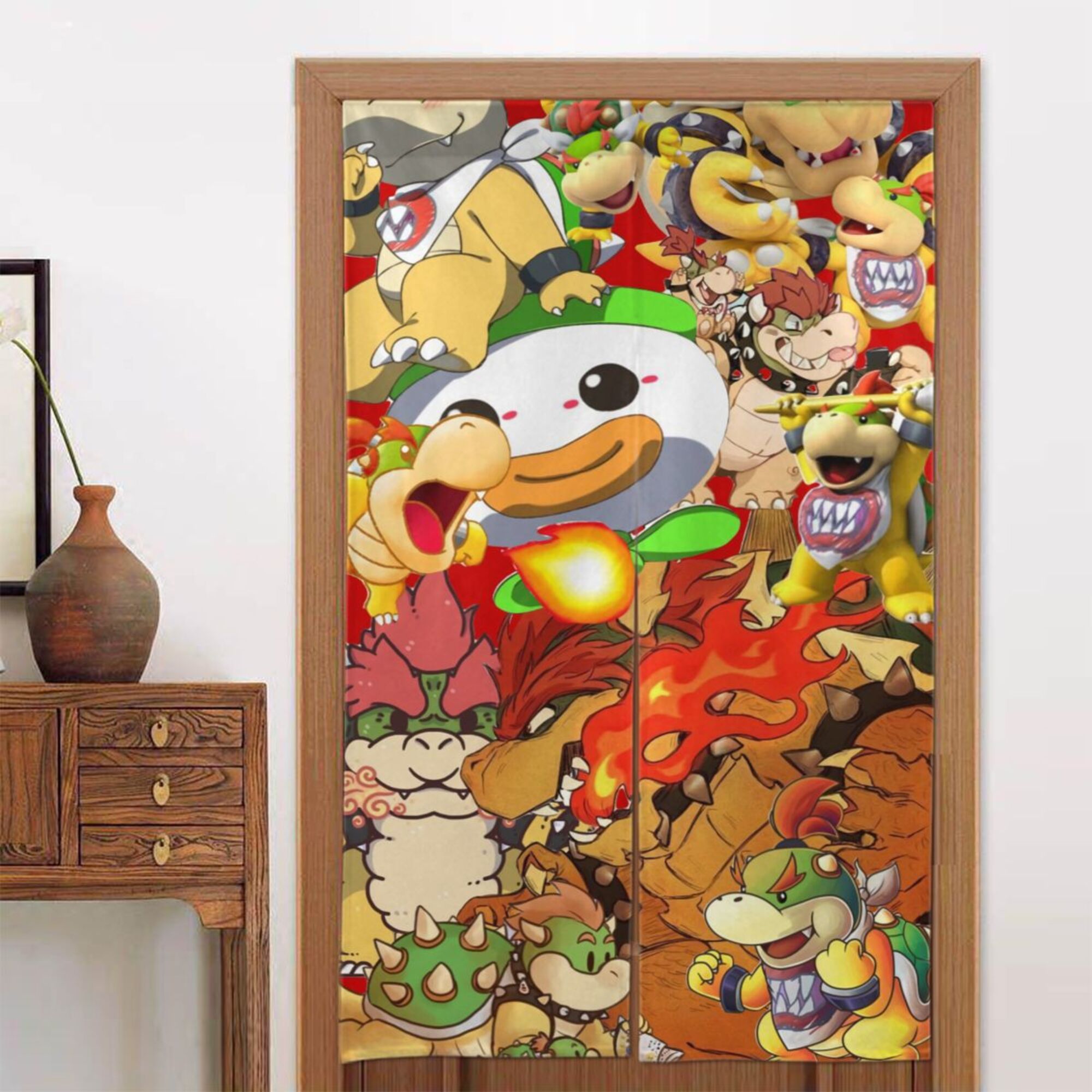 Bowser Window Bowser Door Curtains for Doorway Privacy Dividers Curtain Blackout ...