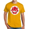 thumbnail image 1 of Bowser King Koopa Big Size Cotton Polyester DryBlend T-Shirt - Gold 2XL, 1 of 2