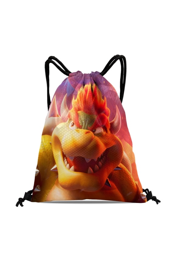Bowser King Koopa Versatile Bag:Waterproof design, suitable for fitness, hiking, yoga, swimming, travel, beach, and shopping, measuring 15.7*17.7 inches (40cm45cm.