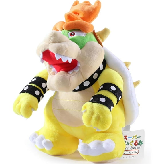 Bowser Plush,Bowser Stuffed Animal Mario All Star Collection 10 Inch Yellow– Sweet Gift for Mario Fans and Kids