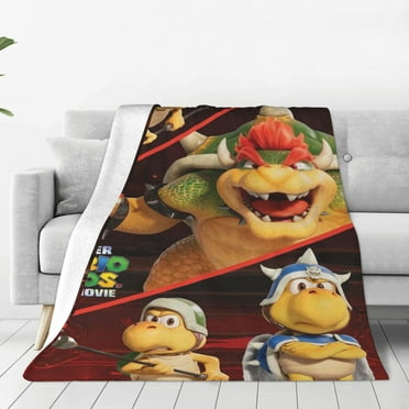 Bowser Super Soft Bedding Fleece Blanket Fuzzy Blanket Microfiber Throw Bedding Room Decor Flannel Blankets For Bed Sofa