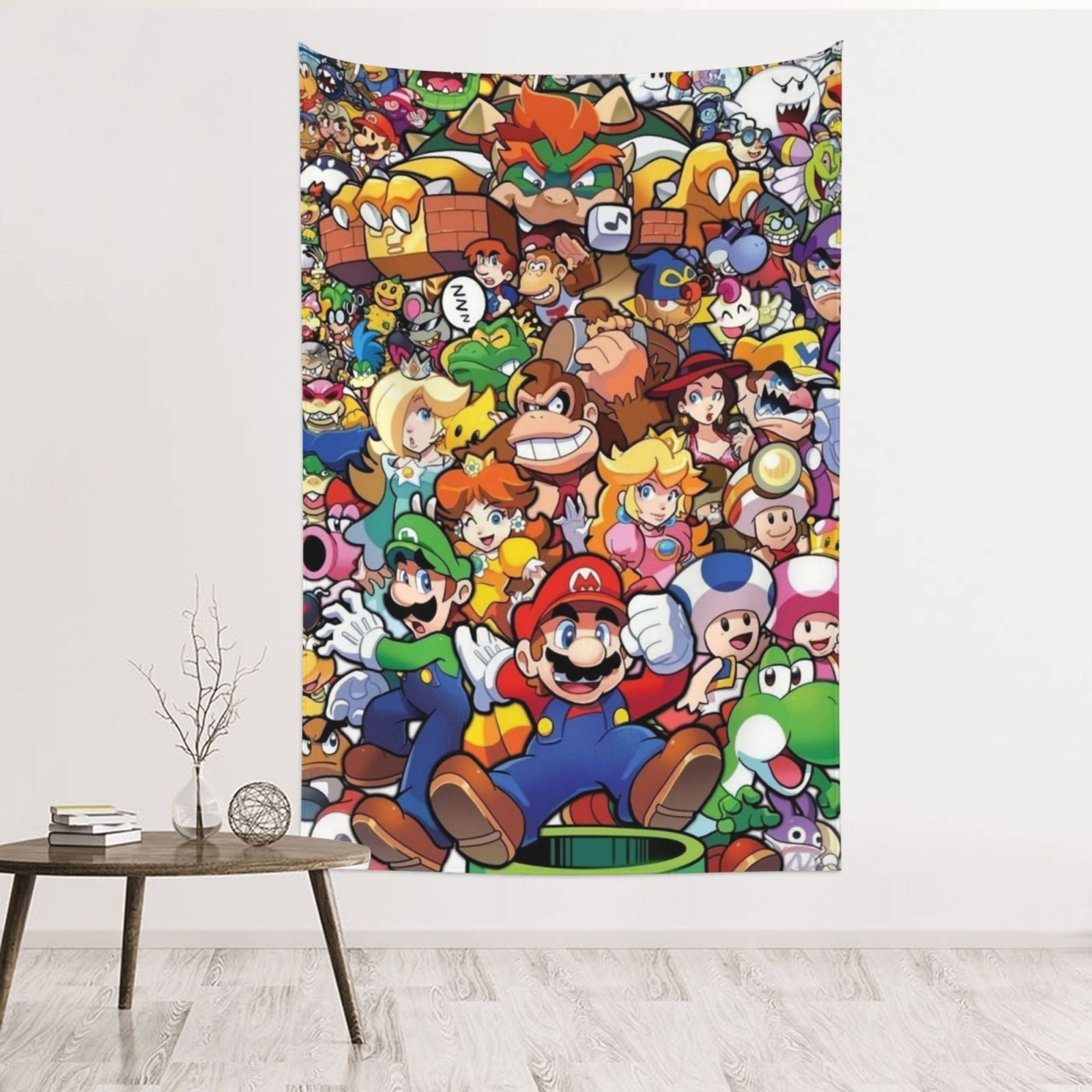 Bowser Wall Decorative Tapestry Vertical, Waterproof Polyester Fabric