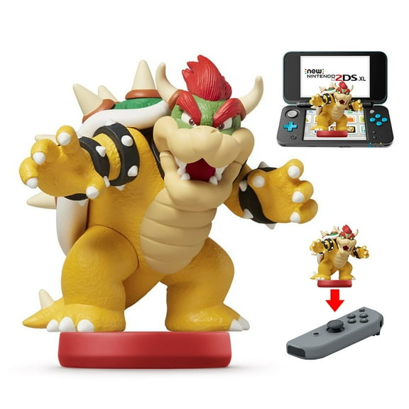 Bowser amiibo Figure by Nintendo - Super Mario Series - Switch, New 2DS XL, and New 3DS XL Compatible