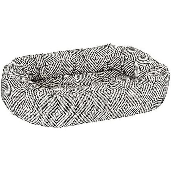 Bowsers Diamondback Woven Donut Dog Bed M