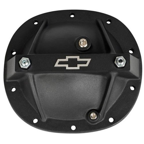 Bowtie Differential Cover GM 7.5 10 Bolt, Black Crinkle