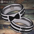 thumbnail image 1 of Bowtie Tungsten Carbide Ring, 1 of 6