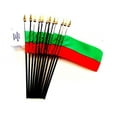 thumbnail image 1 of Box of 12 Mini Bulgaria Desk & Table Flags (4"x6") - High-Quality American-Made Bulgarian Flags, 1 of 1