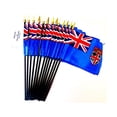 thumbnail image 1 of Box of 12 Mini Fiji Desk & Table Flags (4"x6") - High-Quality American-Made Fijian Flags, 1 of 1