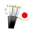 thumbnail image 1 of Box of 12 Mini Japan Desk & Table Flags (4"x6") - High-Quality American-Made Japanese Flags, 1 of 1