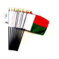 thumbnail image 1 of Box of 12 Mini Madagascar Desk & Table Flags (4"x6") - High-Quality American-Made Madagasikara Flags, 1 of 1