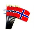thumbnail image 1 of Box of 12 Mini Norway Desk & Table Flags (4"x6") - High-Quality American-Made Norwegian Flags, 1 of 1