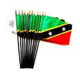 thumbnail image 1 of Box of 12 Mini Saint Christopher and Nevis Desk & Table Flags (4"x6") - High-Quality American-Made St Kitts Flags, 1 of 1
