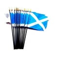 thumbnail image 1 of Box of 12 Mini Scotland Cross Desk & Table Flags (4"x6") - High-Quality American-Made Scottish Flags, 1 of 1