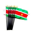 thumbnail image 1 of Box of 12 Mini Suriname Desk & Table Flags (4"x6") - High-Quality American-Made Suriname Flags, 1 of 1