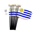 thumbnail image 1 of Box of 12 Mini Uruguay Desk & Table Flags (4"x6") - High-Quality American-Made Uruguayan Flags, 1 of 1