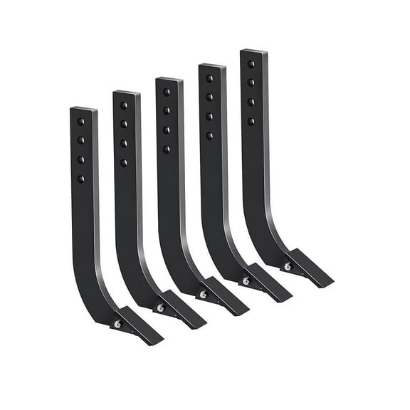 Box Blade for Tractor, 18” Scarifier Shank, 4-Hole Plow Leg, Adjustable Depth Box Blade for Plowing, Scarifying, Digging (5PCS)