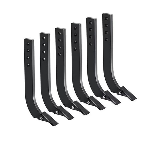 Box Blade for Tractor, 18” Scarifier Shank, 4-Hole Plow Leg, Adjustable Depth Box Blade for Plowing, Scarifying, Digging (6PCS)