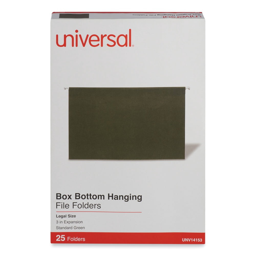 Bottom File Folder 1/5-Cut Tab, Box Bottom Hanging File Folders - Legal Size, Standard ...