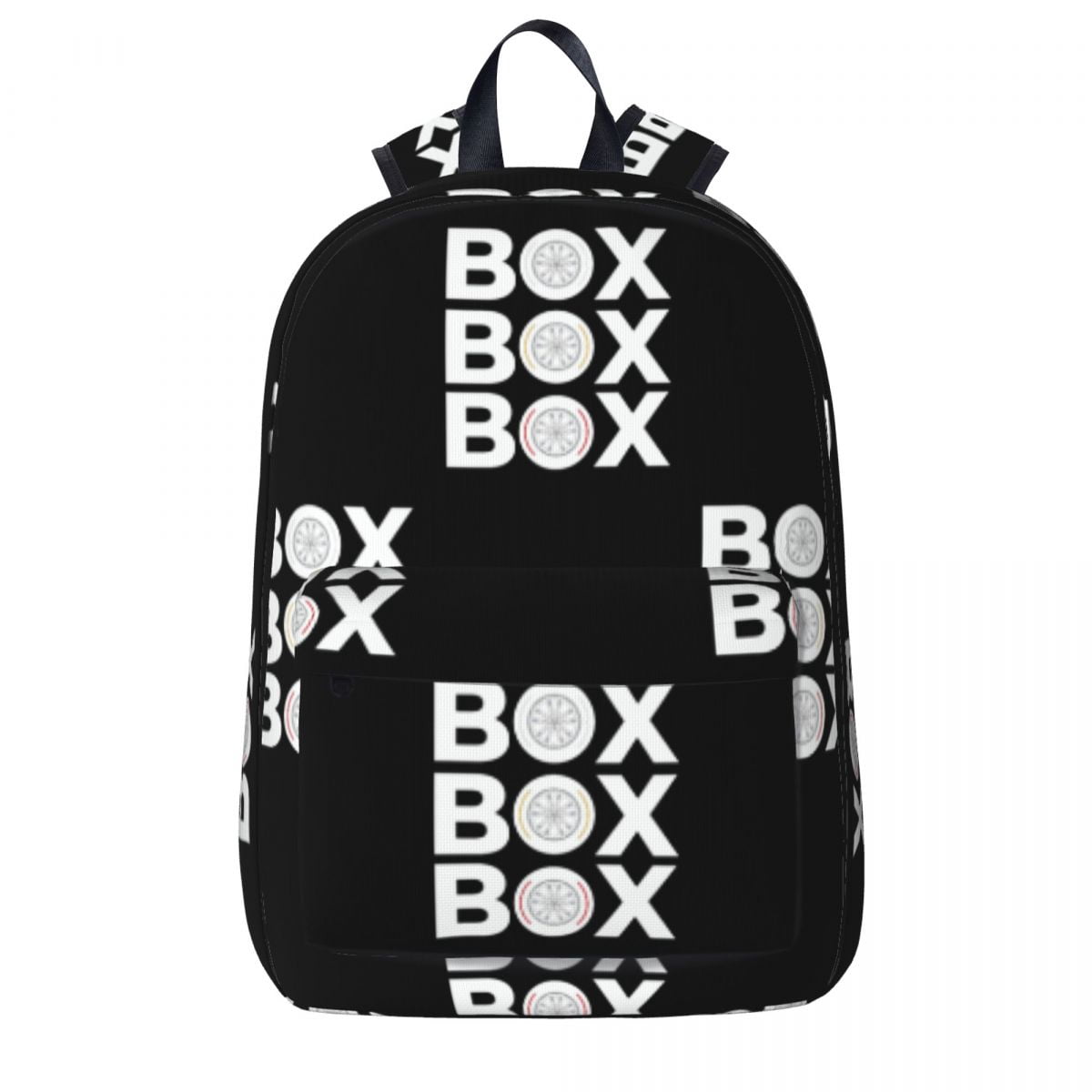 Box Box Box F1 Tyre Compound White Text Design Backpacks Book bag ...