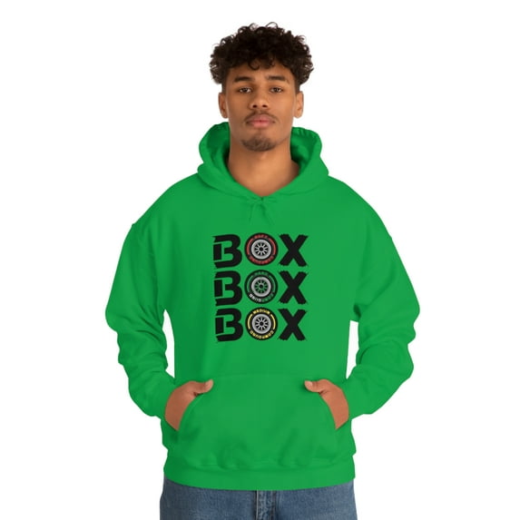 Box Box Box Graphic Hoodie