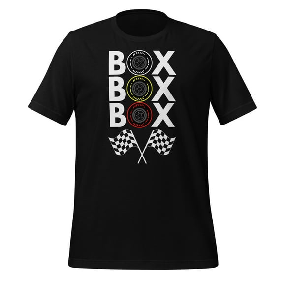 Box Box Box Shirt Formula 1 Shirt Formula 1 Racing Car Shirt Radio Call To Pit Box F1 Car Race Shirt Pit Stop Shirt Pit Lane Shirt (Black, L)