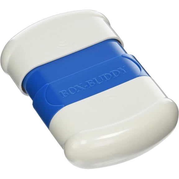 Box Buddy Box Handle Cutter cuts hand holds into the side of boxes for easier handling