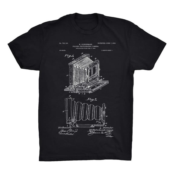 Box Camera Patent 100% Cotton Premium T-Shirt