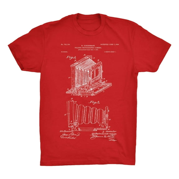 Box Camera Patent 100% Cotton Premium T-Shirt