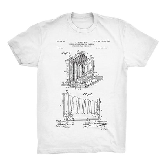 Box Camera Patent 100% Cotton Premium T-Shirt