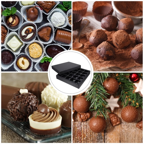 Empty Chocolate Candy Boxes for Packing, Party Present Packaging Containers, Unique Wraps for Special Occasions