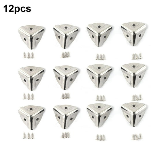 Box Corner Protector Retro Luggage Iron Corner Protect Wooden Box Decorative Corner Protector Furniture Hardware Fasteners