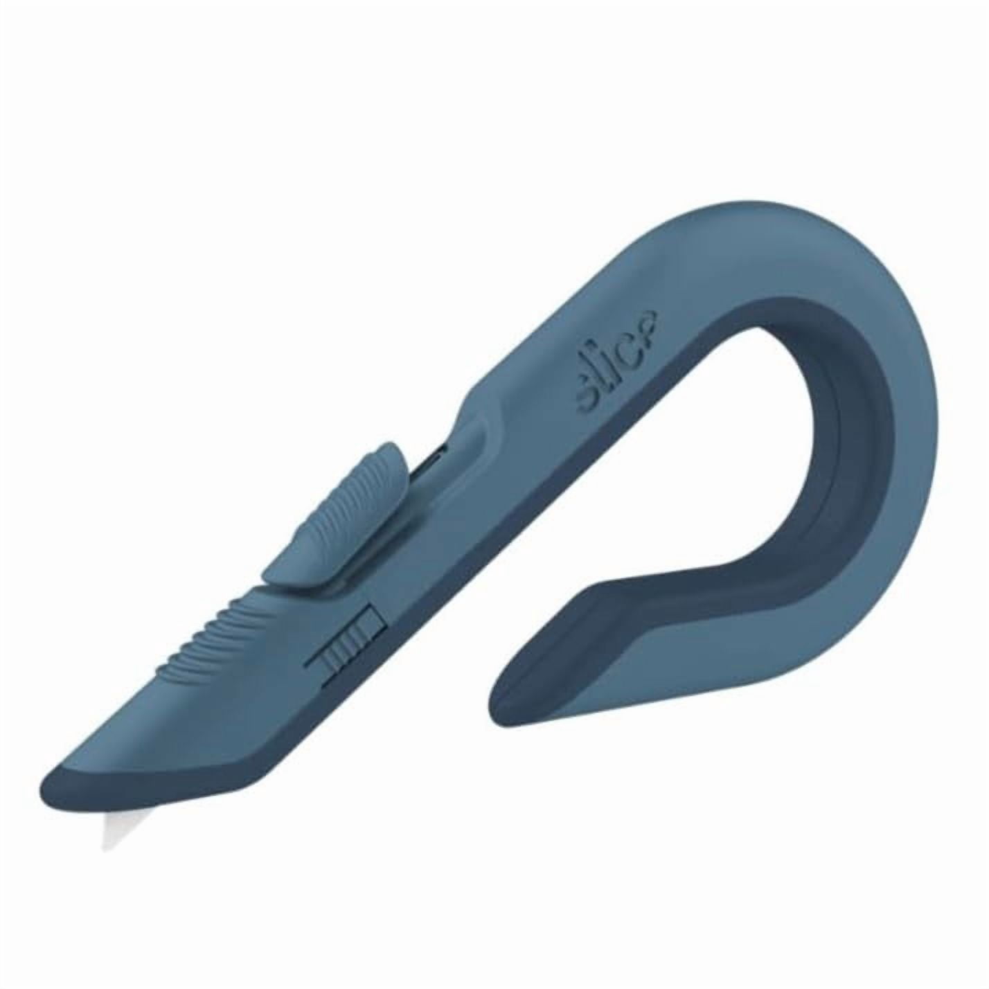 Box Cutter, Heavy Duty Utility Knife, Safe Ceramic Blade Lasting 11x Longer than Metal, Slate, 1 Pack