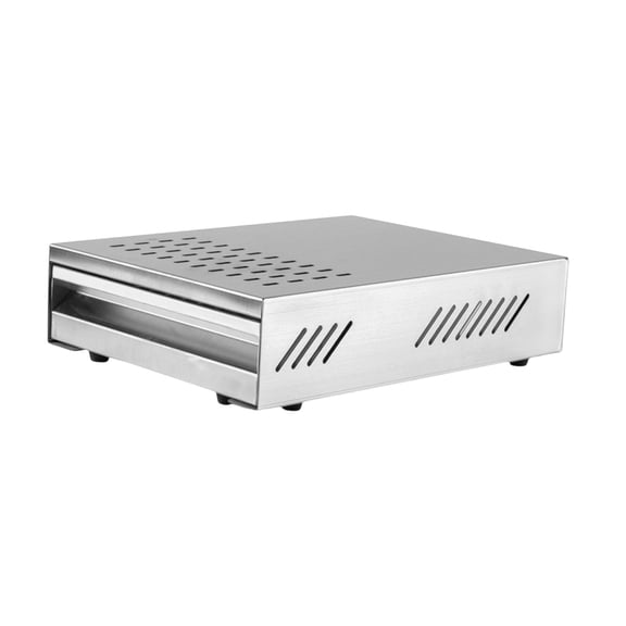 Box Drawer with Knock Bar Stainless Steel Coffee Machines Coffee Powder Bin Espresso Ground Residue Container for Shop Bar Home Argent