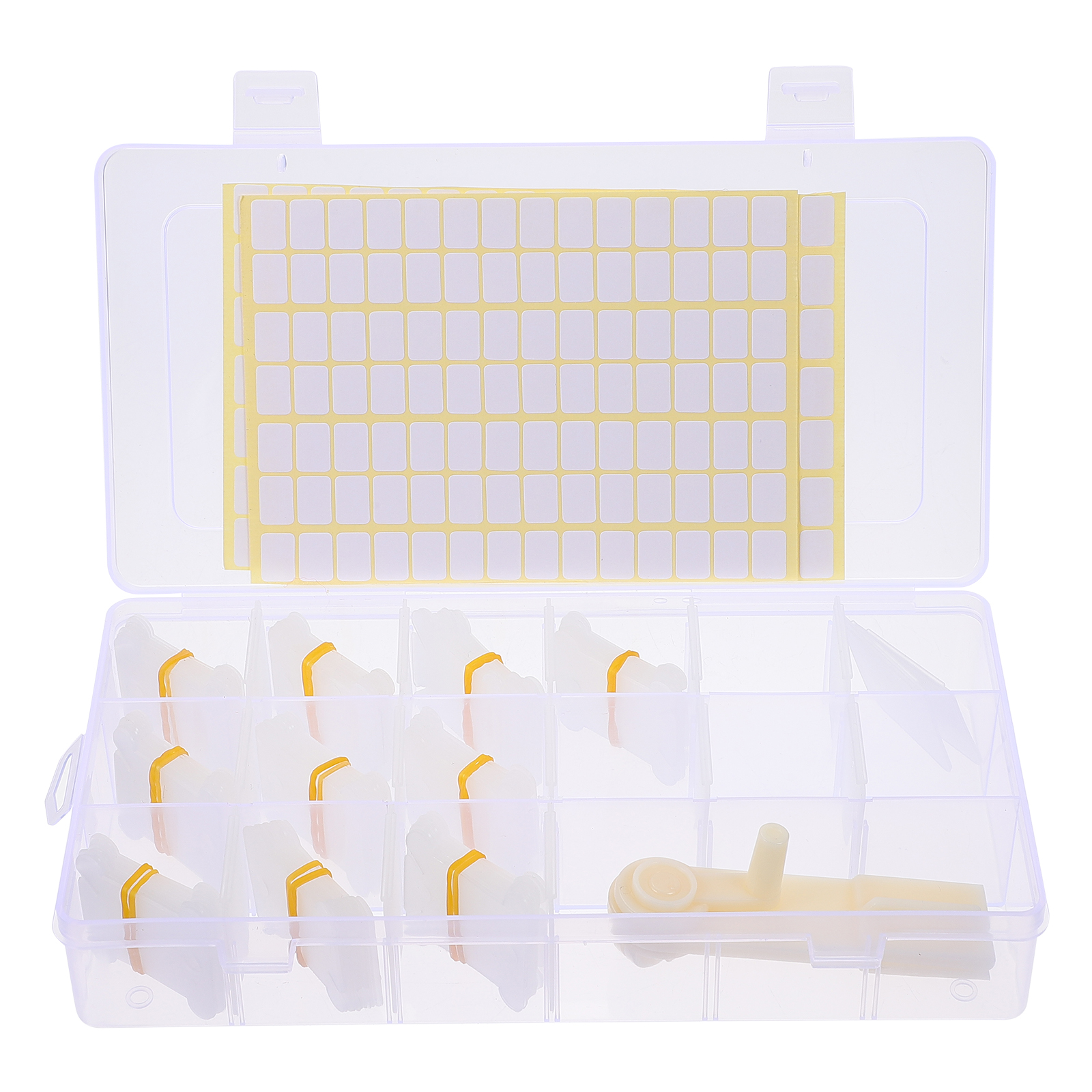 Box Embroidery Organizer Floss Storage Cross Stitch Supplies Holder Sewing Bead Fish Lure
