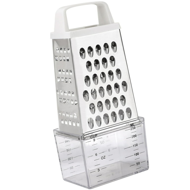 https://i5.walmartimages.com/seo/Box-Grater-4-Sided-Grater-4-in-1-Cheese-grater-Stainless-Steel_538f2890-e478-4577-89d0-caca4349357b.a692ae20a2c3285fbc528b9953f3def1.jpeg?odnHeight=768&odnWidth=768&odnBg=FFFFFF
