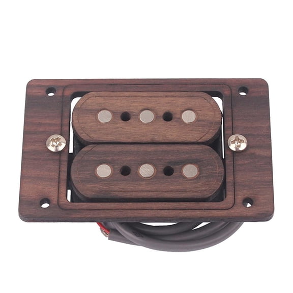 Box Guitar 3-string Double Pickup, Guitar Humbuckers