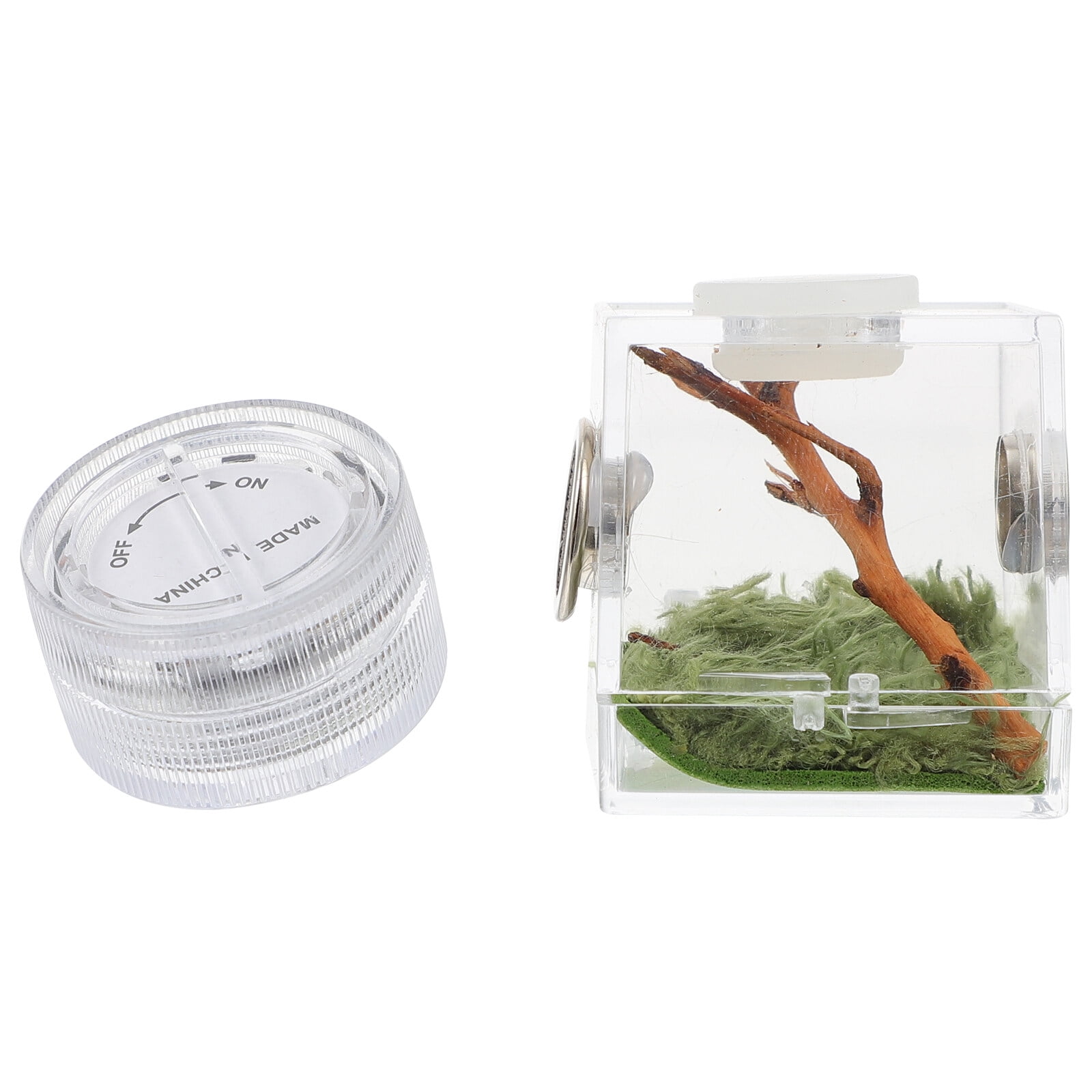 Box Habitat Spider Cage Reptile Tarantula Breeding Terrarium Carrier