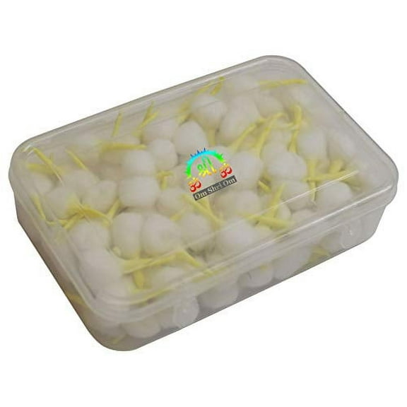 Box Indian Round Cotton Wicks Diwali Pooja Puja Rui Indian Aarti Jyot Batti Candle Hindu Religious Smokeless Wicks Oil Lamps Lanterns Candles