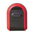 thumbnail image 1 of Box Key Cabinet Organizer Locking Digital Wall Mounted Key Storage Box for Emergency Entry Indoor Outdoor Valets Realtors Hotels Red, 1 of 9