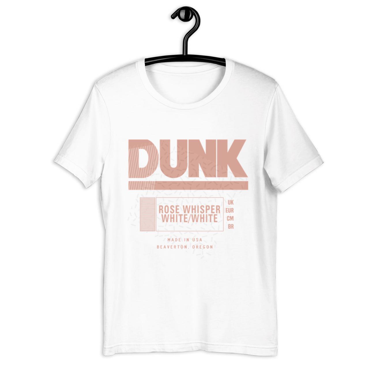 Box Label Shirt to Match Dunk Low Rose Whisper DD1503118